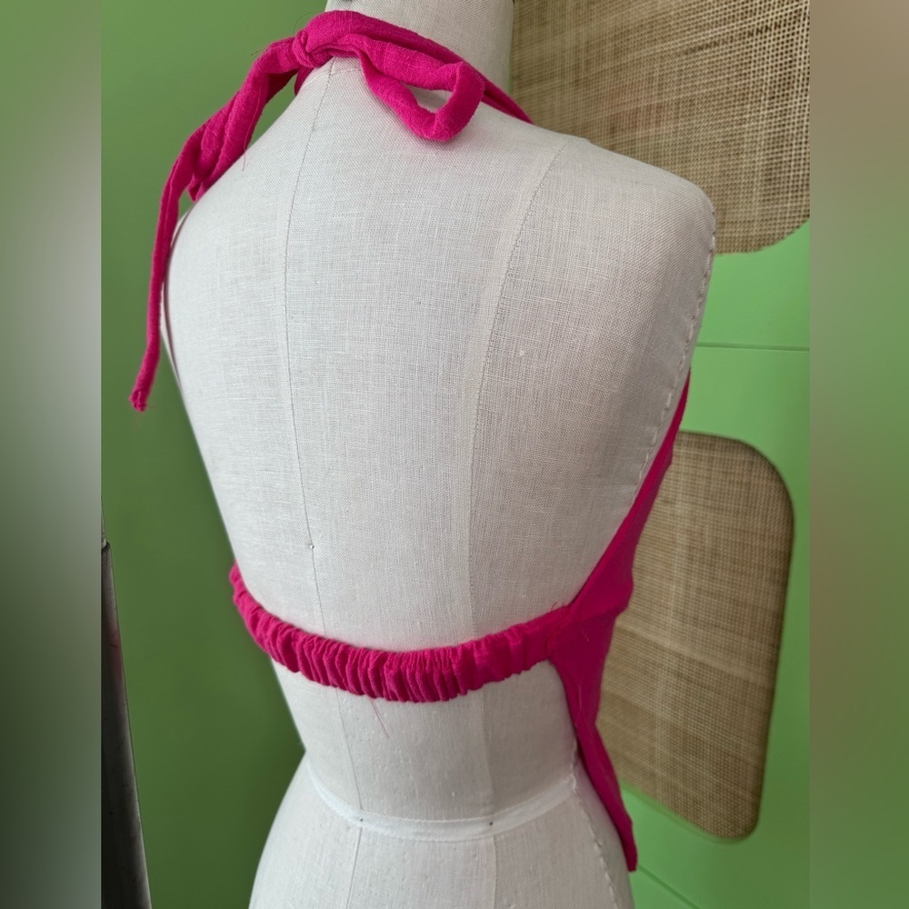 Pink Halter Top - Picture 2 of 3